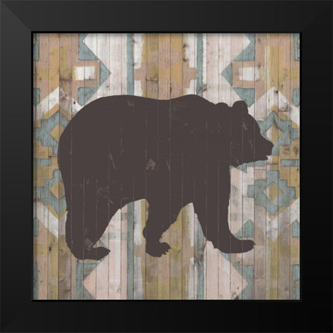 Southwest Lodge Animals III Black Modern Wood Framed Art Print by Vision Studio