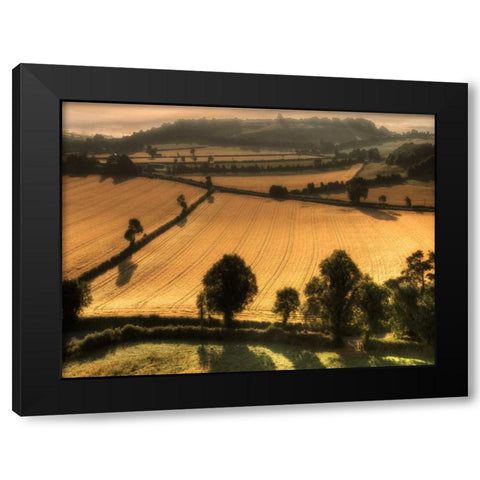 Ireland Overlook Black Modern Wood Framed Art Print with Double Matting by Burchett, P.H.
