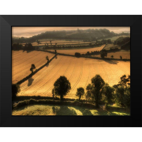Ireland Overlook Black Modern Wood Framed Art Print by Burchett, P.H.