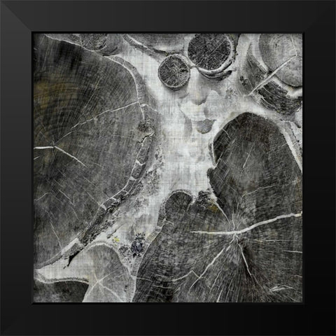 Logging I Black Modern Wood Framed Art Print by Butler, John