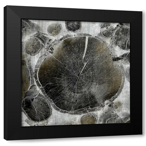 Logging VI Black Modern Wood Framed Art Print by Butler, John