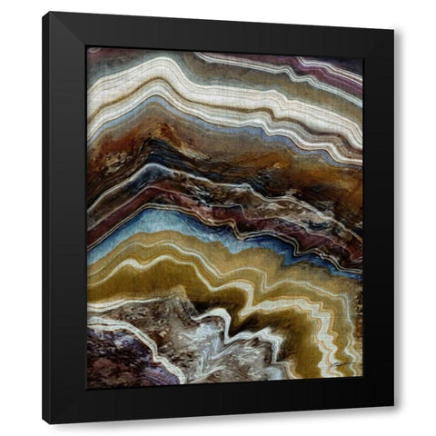 Mineral Spirit III Black Modern Wood Framed Art Print with Double Matting by Butler, John