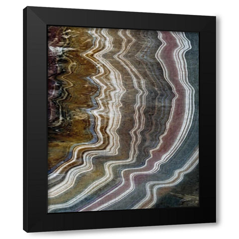 Mineral Spirit VI Black Modern Wood Framed Art Print with Double Matting by Butler, John