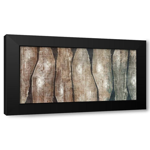 Live Edge I Black Modern Wood Framed Art Print by Butler, John