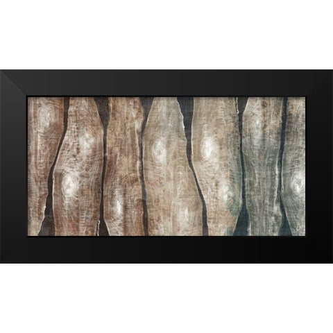 Live Edge I Black Modern Wood Framed Art Print by Butler, John
