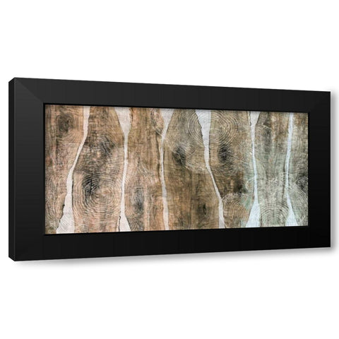 Live Edge II Black Modern Wood Framed Art Print by Butler, John