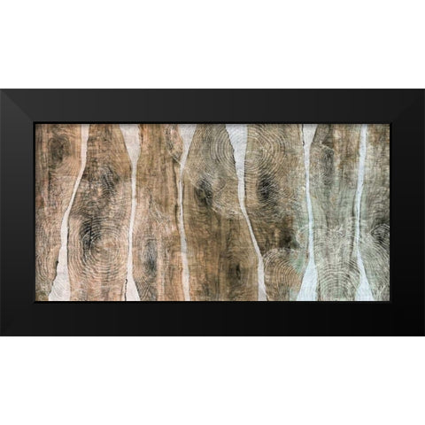 Live Edge II Black Modern Wood Framed Art Print by Butler, John