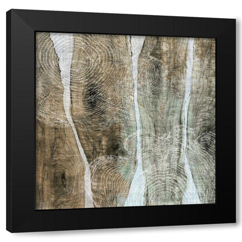 Live Edge IV Black Modern Wood Framed Art Print by Butler, John