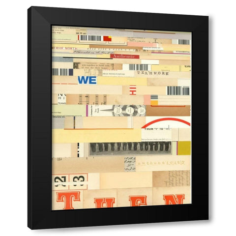 True IV Black Modern Wood Framed Art Print by Galapon, Nikki