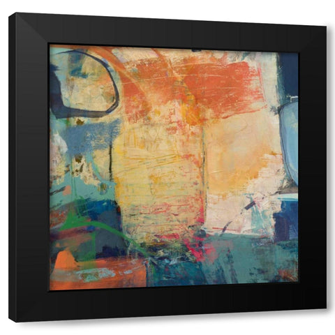 Relic I Black Modern Wood Framed Art Print with Double Matting by Vision Studio