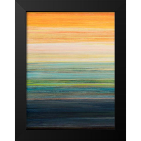 The Magic Hour I Black Modern Wood Framed Art Print by Fuchs, Jodi