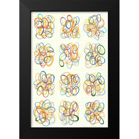 Mid Century Exploration IV Black Modern Wood Framed Art Print by Galapon, Nikki
