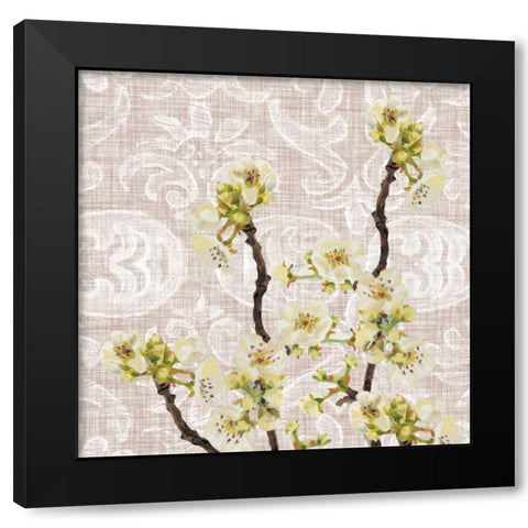 Flower Study Collection E Black Modern Wood Framed Art Print by Miller, Dianne