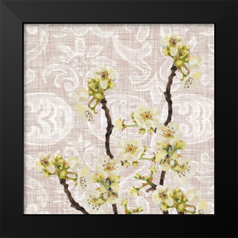 Flower Study Collection E Black Modern Wood Framed Art Print by Miller, Dianne