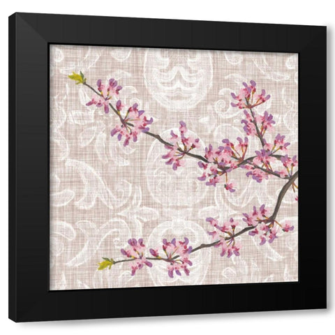 Flower Study Collection F Black Modern Wood Framed Art Print by Miller, Dianne
