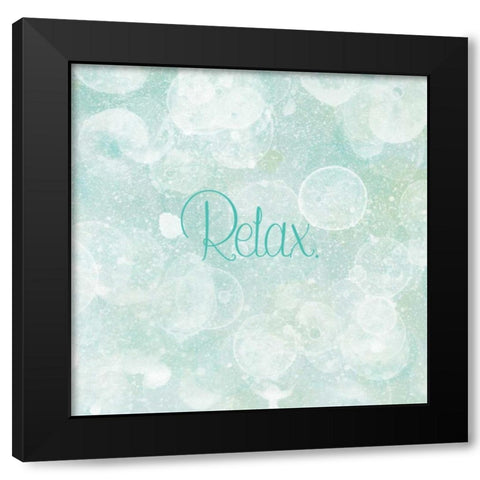 Bubble Bath I Black Modern Wood Framed Art Print by Studio W