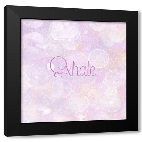 Bubble Bath III Black Modern Wood Framed Art Print with Double Matting by Studio W