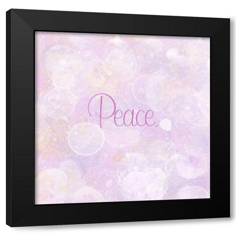 Bubble Bath IV Black Modern Wood Framed Art Print with Double Matting by Studio W
