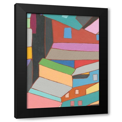 Rooftops in Color VI Black Modern Wood Framed Art Print by Galapon, Nikki