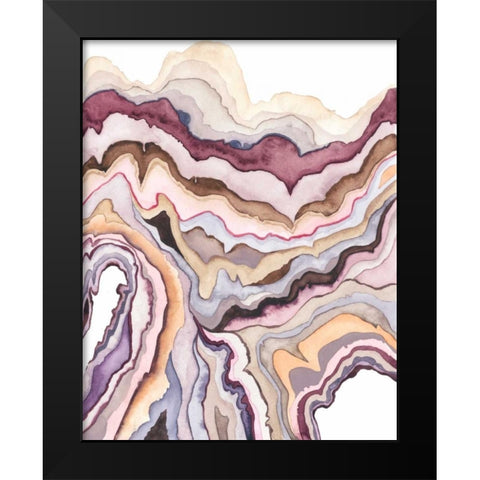 Quartz Lore I Black Modern Wood Framed Art Print by Popp, Grace
