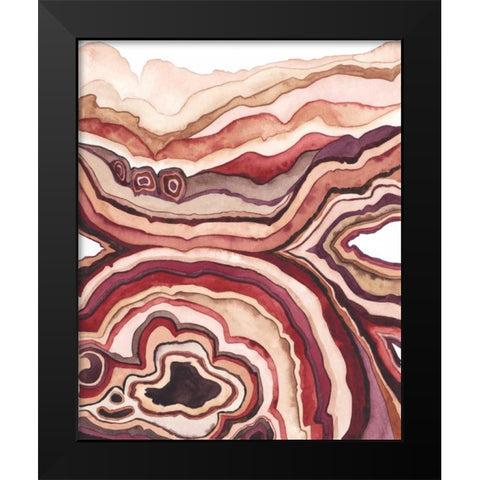 Quartz Lore III Black Modern Wood Framed Art Print by Popp, Grace