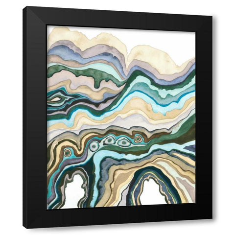 Quartz Lore IV Black Modern Wood Framed Art Print by Popp, Grace
