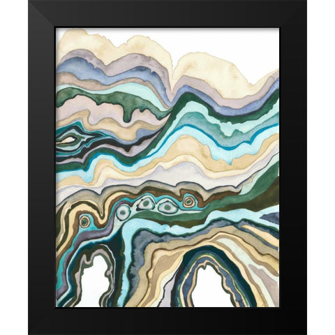 Quartz Lore IV Black Modern Wood Framed Art Print by Popp, Grace