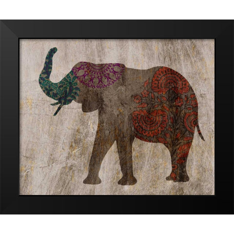 Treasured Icon II Black Modern Wood Framed Art Print by Chandler, Sharon
