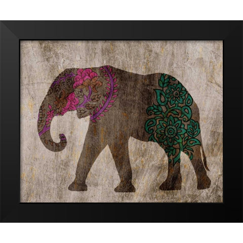 Treasured Icon III Black Modern Wood Framed Art Print by Chandler, Sharon