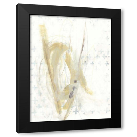 Pattern Logic III Black Modern Wood Framed Art Print by Vess, June Erica
