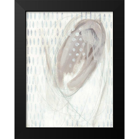 Pattern Logic VII Black Modern Wood Framed Art Print by Vess, June Erica