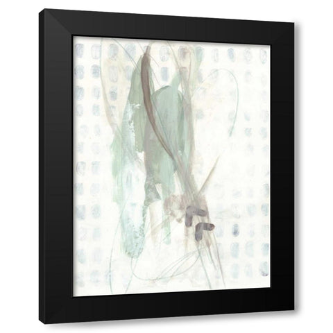Pattern Logic VIII Black Modern Wood Framed Art Print by Vess, June Erica