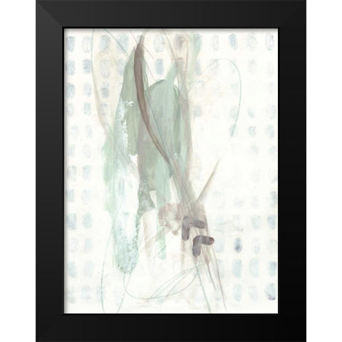 Pattern Logic VIII Black Modern Wood Framed Art Print by Vess, June Erica