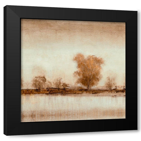 Dreamy Shore I Black Modern Wood Framed Art Print with Double Matting by OToole, Tim
