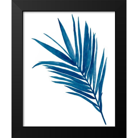 Indigo Botanica III Black Modern Wood Framed Art Print by McCavitt, Naomi
