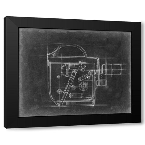 Camera Blueprints III Black Modern Wood Framed Art Print by Harper, Ethan