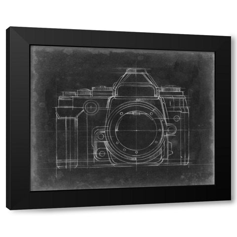 Camera Blueprints IV Black Modern Wood Framed Art Print by Harper, Ethan