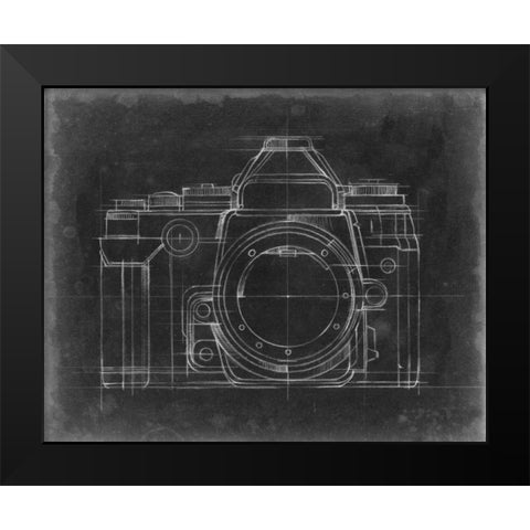 Camera Blueprints IV Black Modern Wood Framed Art Print by Harper, Ethan