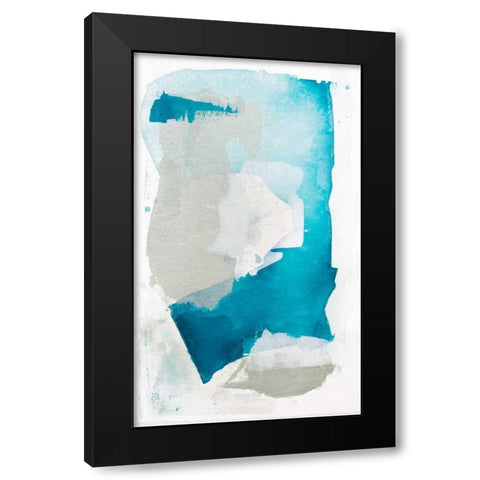 Seaglass VI Black Modern Wood Framed Art Print with Double Matting by Contacessi, Julia