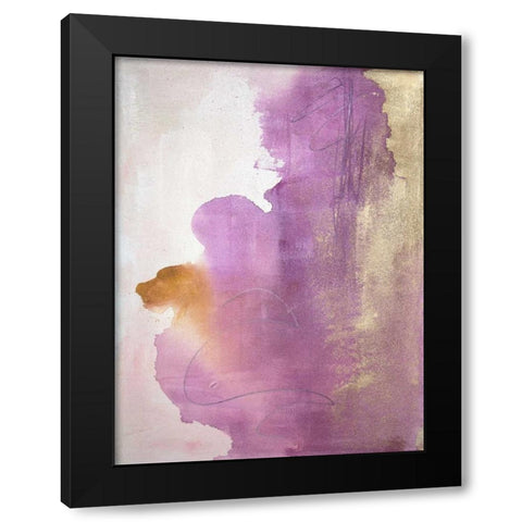 Flirting I Black Modern Wood Framed Art Print by Contacessi, Julia