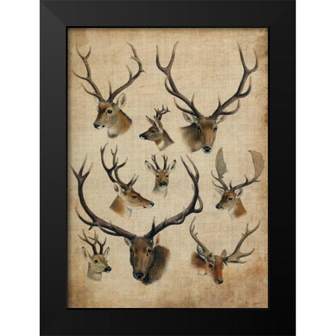 American Trophy II Black Modern Wood Framed Art Print by Butler, John