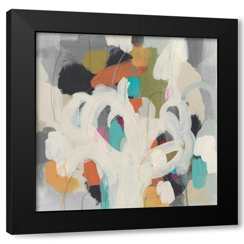Parsing Prose I Black Modern Wood Framed Art Print by Vess, June Erica