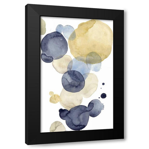 Asteroid Drift I Black Modern Wood Framed Art Print by Popp, Grace