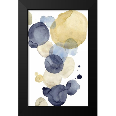 Asteroid Drift I Black Modern Wood Framed Art Print by Popp, Grace