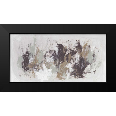 Kinetic Simile III Black Modern Wood Framed Art Print by Vess, June Erica