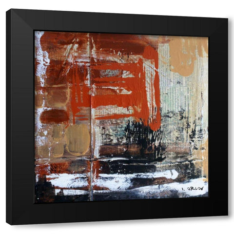 Urban Space I Black Modern Wood Framed Art Print by Orlov, Irena