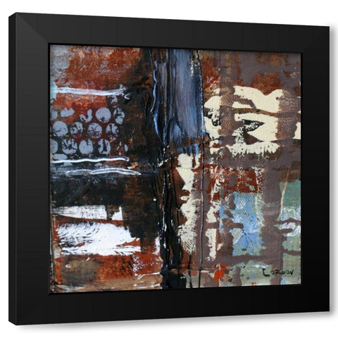 Urban Space II Black Modern Wood Framed Art Print with Double Matting by Orlov, Irena