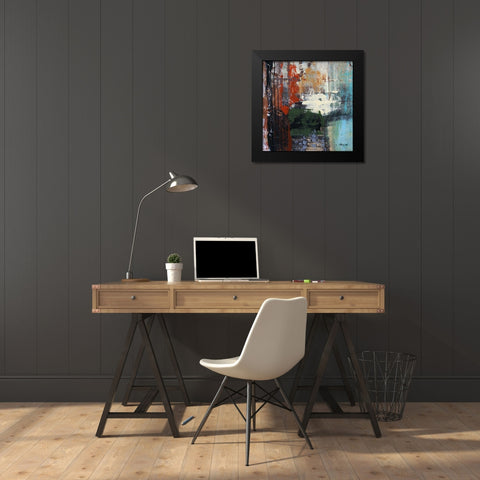 Urban Space III Black Modern Wood Framed Art Print by Orlov, Irena