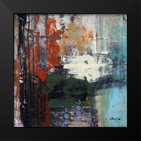 Urban Space III Black Modern Wood Framed Art Print by Orlov, Irena