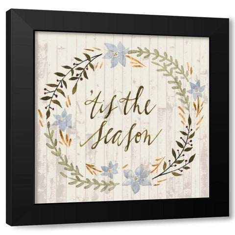 Rustic Christmas IV Black Modern Wood Framed Art Print by Popp, Grace